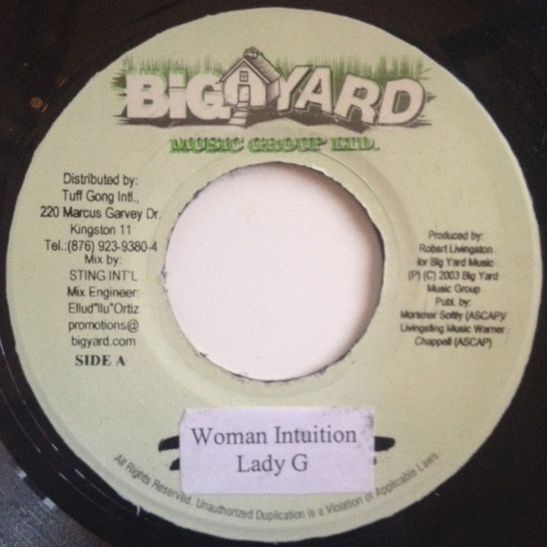 Lady G - Woman Intuition / Version (7")