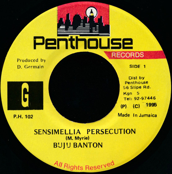 Buju Banton – Sensimellia Persecution (7") 
