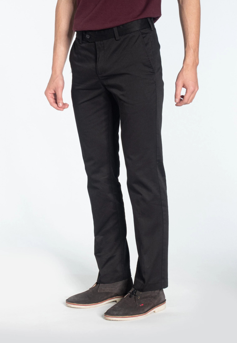 Merc Winston Sta Press Trousers Black