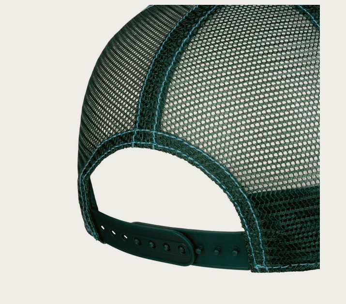 Stetson Surf Island Trucker Cap in Green-Blue