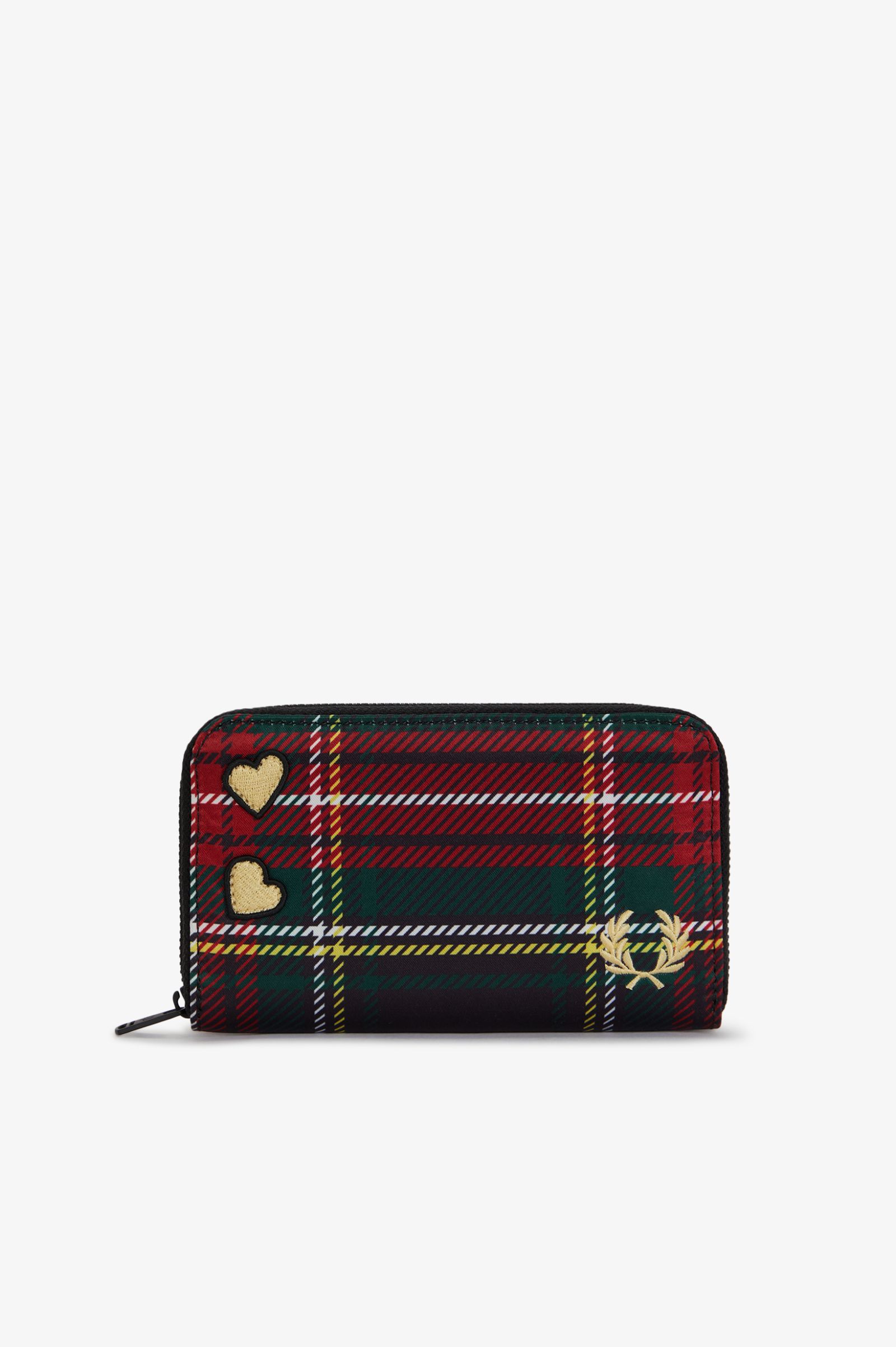 Fred Perry Amy Winehouse Amy Tartan Wallet (Black)