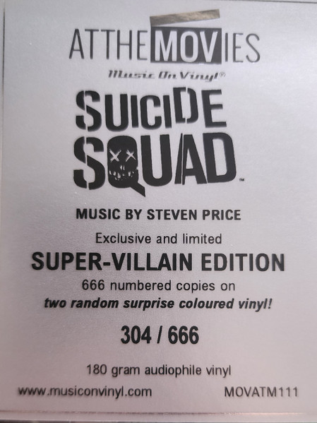 Steven Price – Suicide Squad (Original Motion Picture Score) (DOLP)