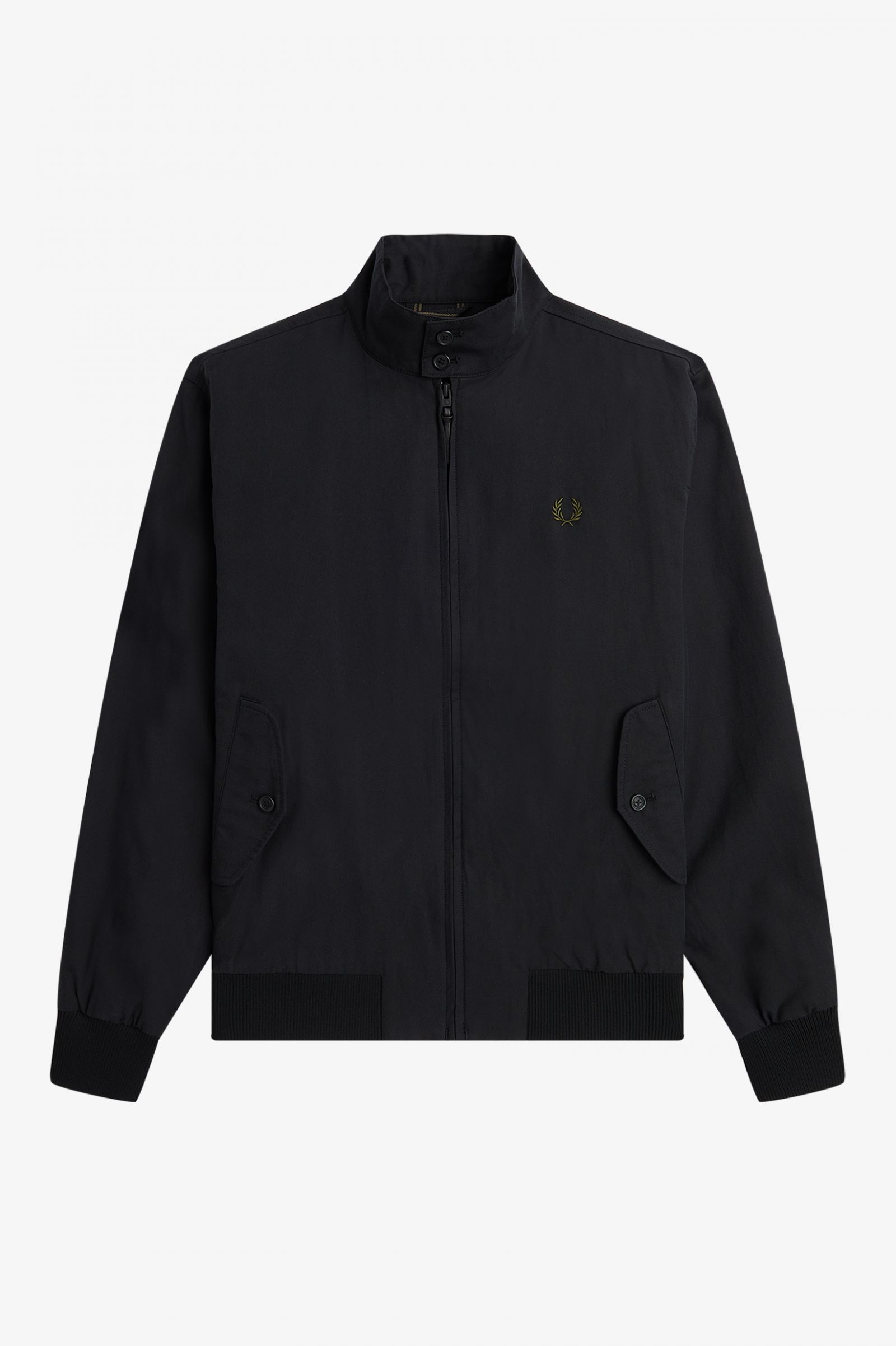 Fred Perry Harrington Jacket in Black 