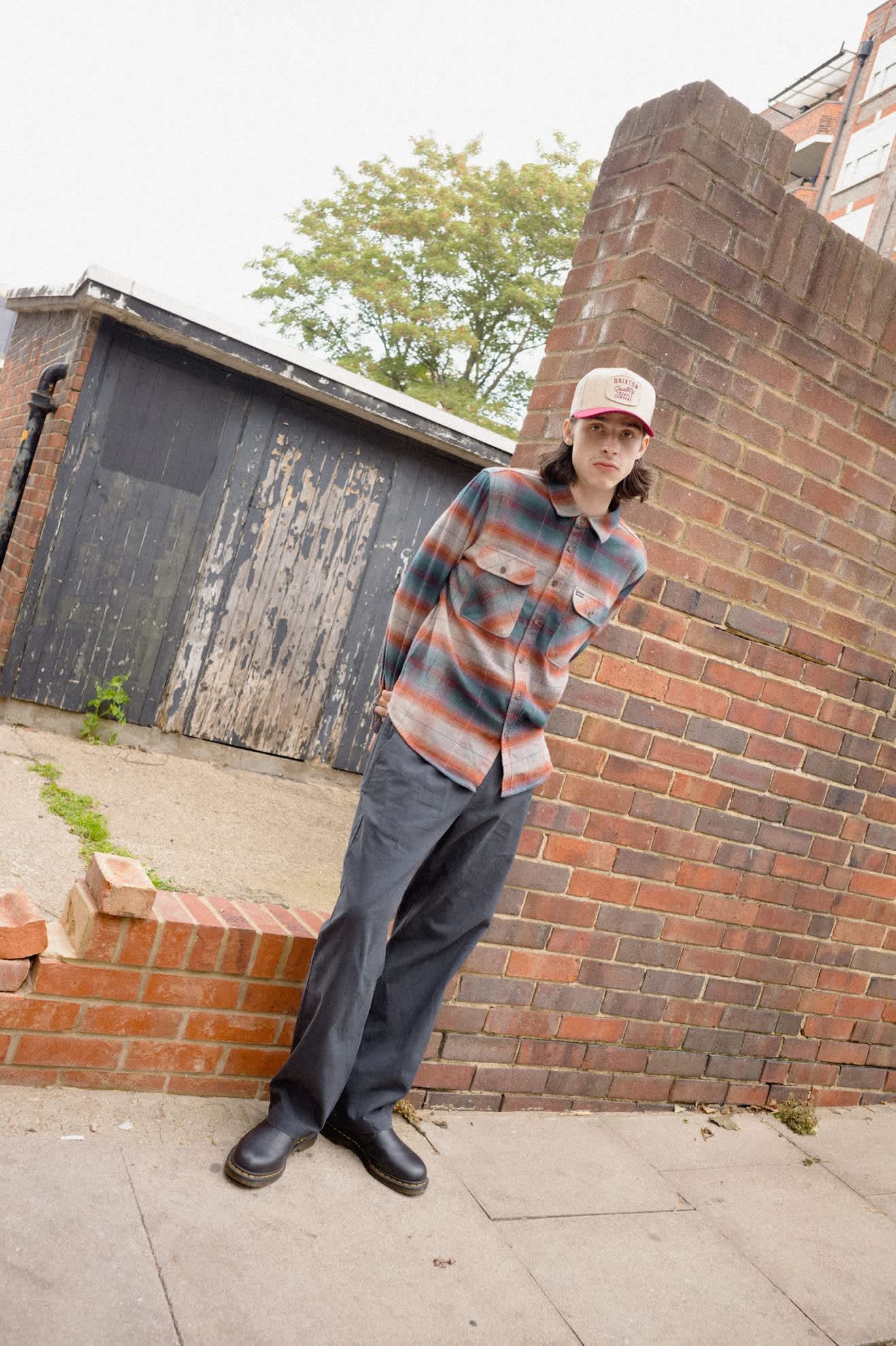Brixton Bowery Flannel (Multi Shadow)