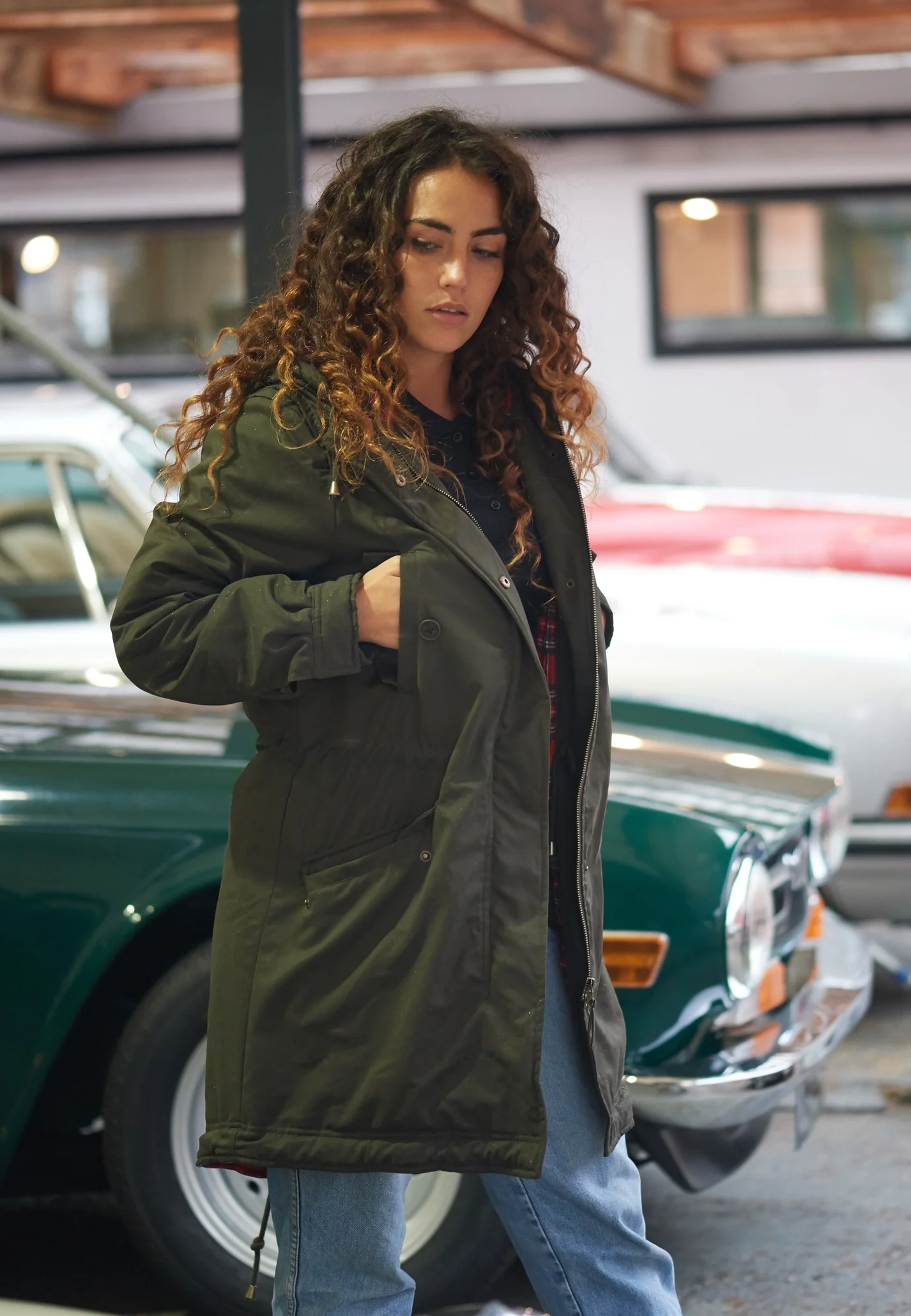 Merc Fishtail Womens Parka Tobella (Dark Khaki) Merc Fishtail Womens Parka Tobella (Dark Khaki)