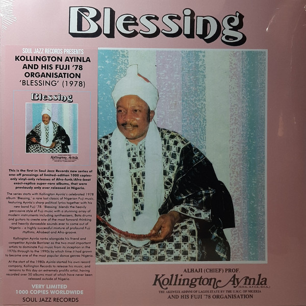 Alhaji (Chief) Prof. Kollington Ayinla And His Fuji '78 Organisation - Blessing (LP)