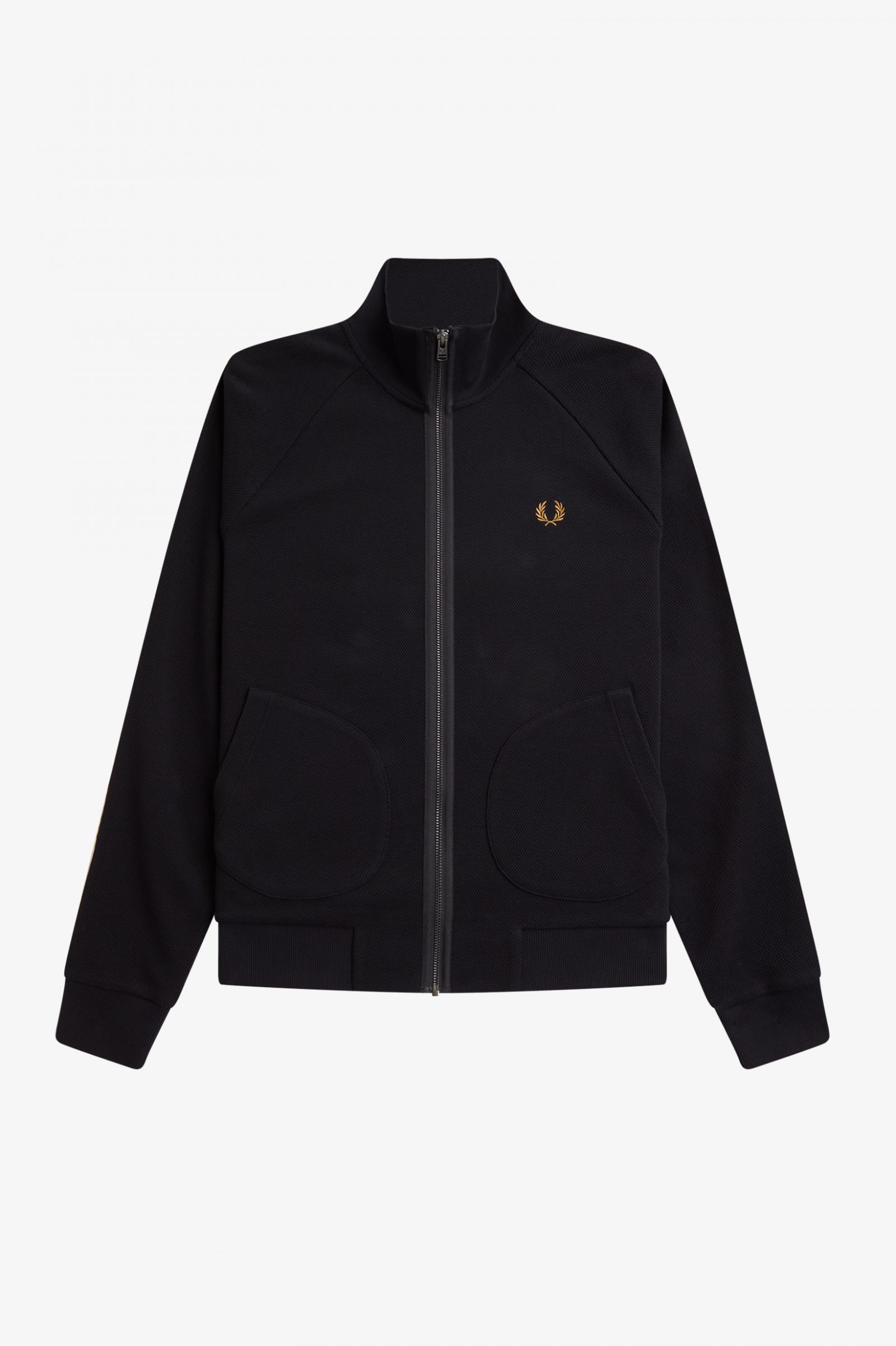 Fred Perry Chequerboard Tape Jacke in Black