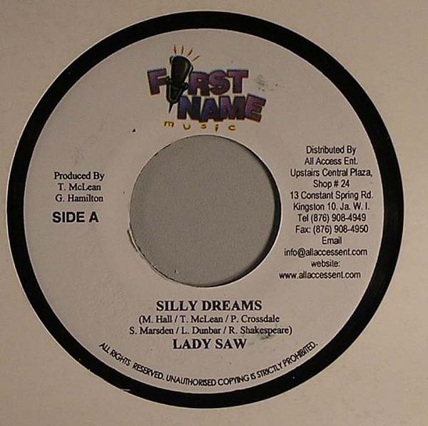 Lady Saw / Tami Chin  – Silly Dreams / Be With You (7")      