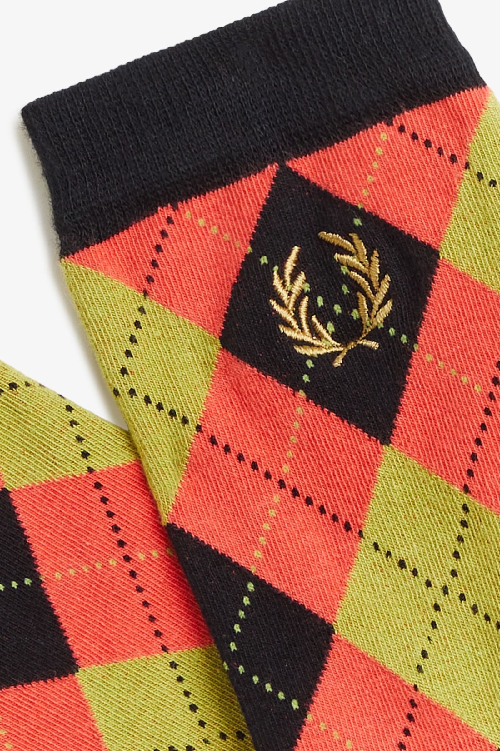 Fred Perry Amy Winehouse Argyle Sock (Flamingo Tan)
