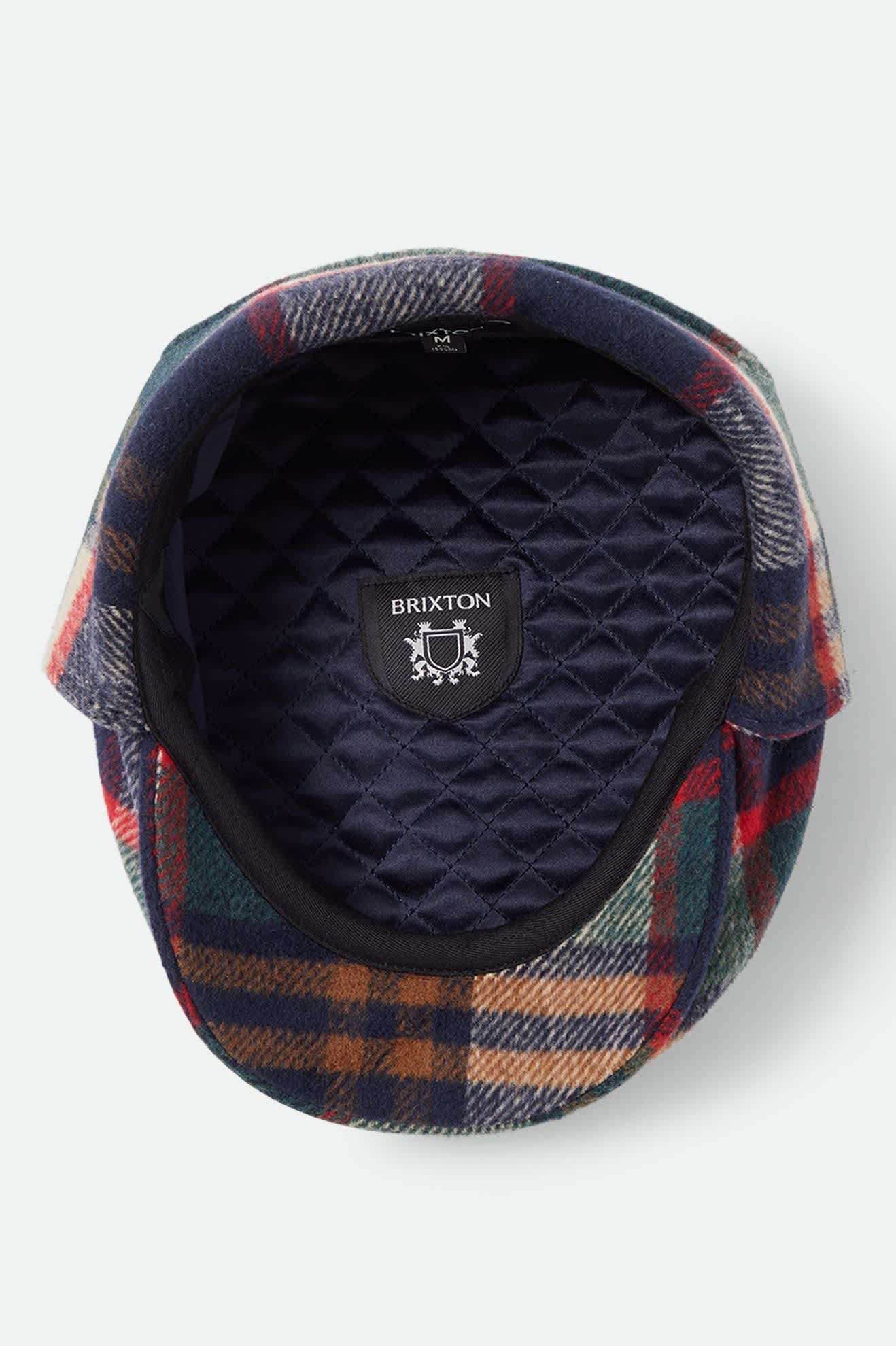 Brixton Barrel Earflap Snap Cap (Navy/Green/Red/Cream)