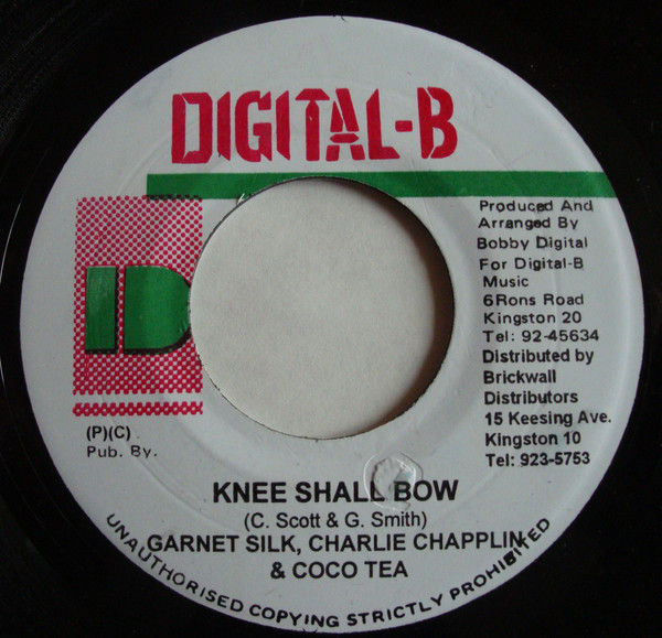 Garnet Silk, Charly Chaplin & Cocoa Tea - Knee Shall Bow / Version (7")