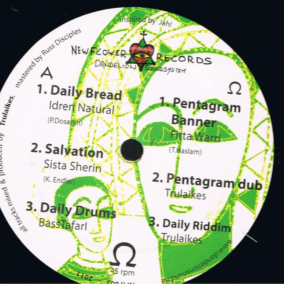 Idren Natural - Daily Bread / Sista Sherin - Salvation / BassTafari - Daily Drums (12")