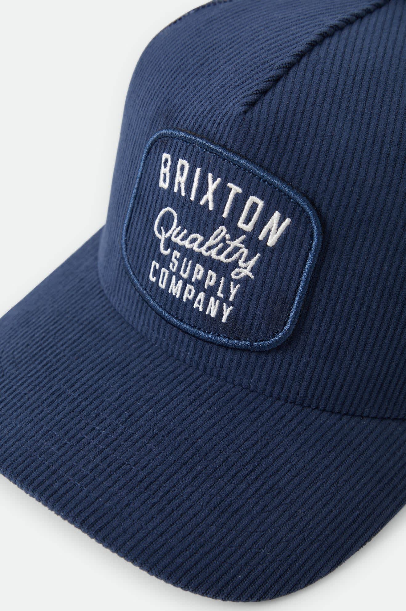 Brixton Hubal C MP Trucker Hat(Dark Navy Corduroy)