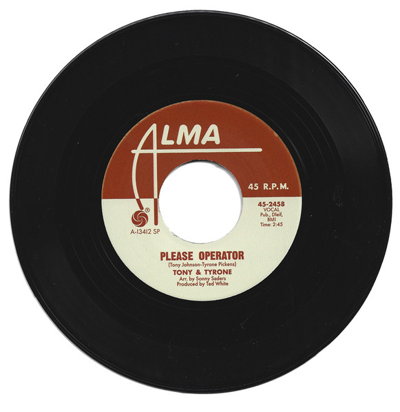 Tony & Tyrone / Barbara Lewis – Please Operator /Baby What Do You Want Me To Do (7")       