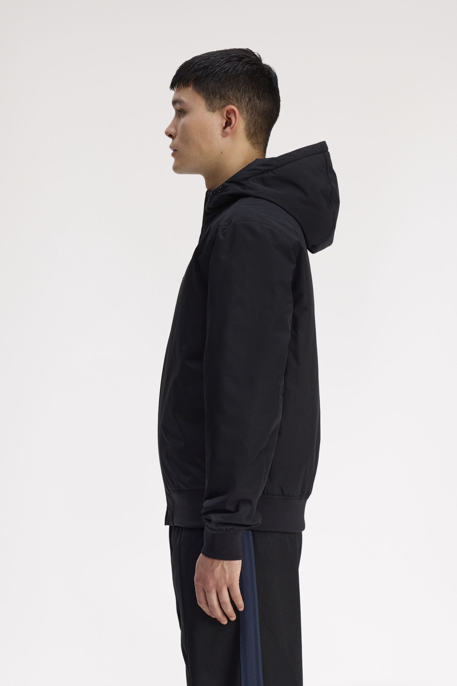 Fred Perry Hooded Brentham Jacket (Black)