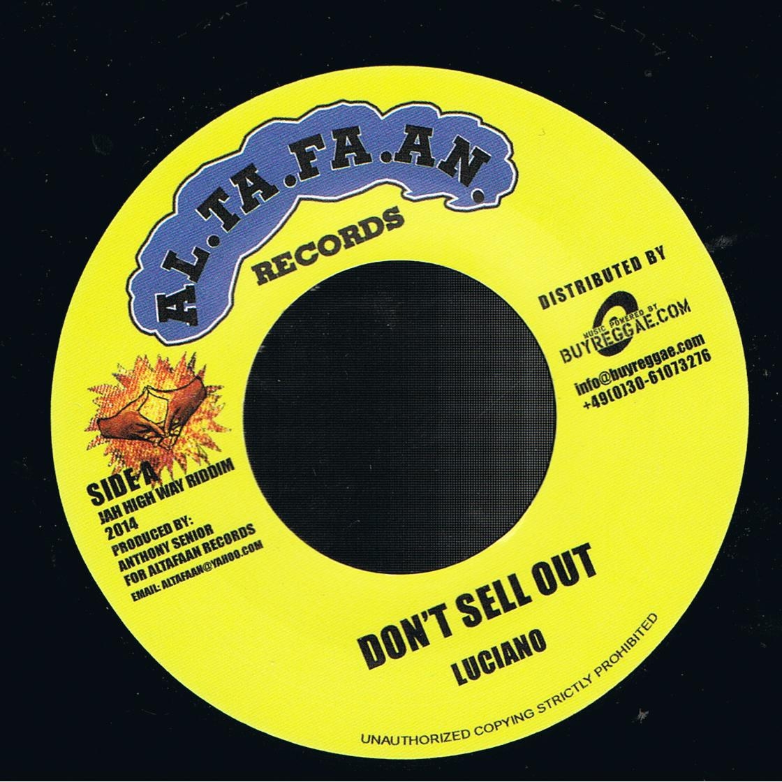 Luciano - Don't Sell Out / Version (7")