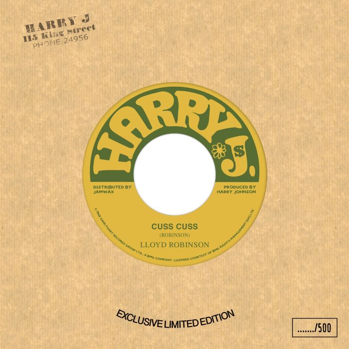 Lloyd Robinson / King Cannon – Cuss Cuss / Soul Scorchia (7'')          