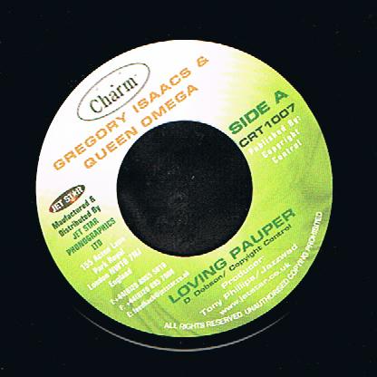 Gregory Isaacs & Queen Omega - Loving Pauper / Version (7")