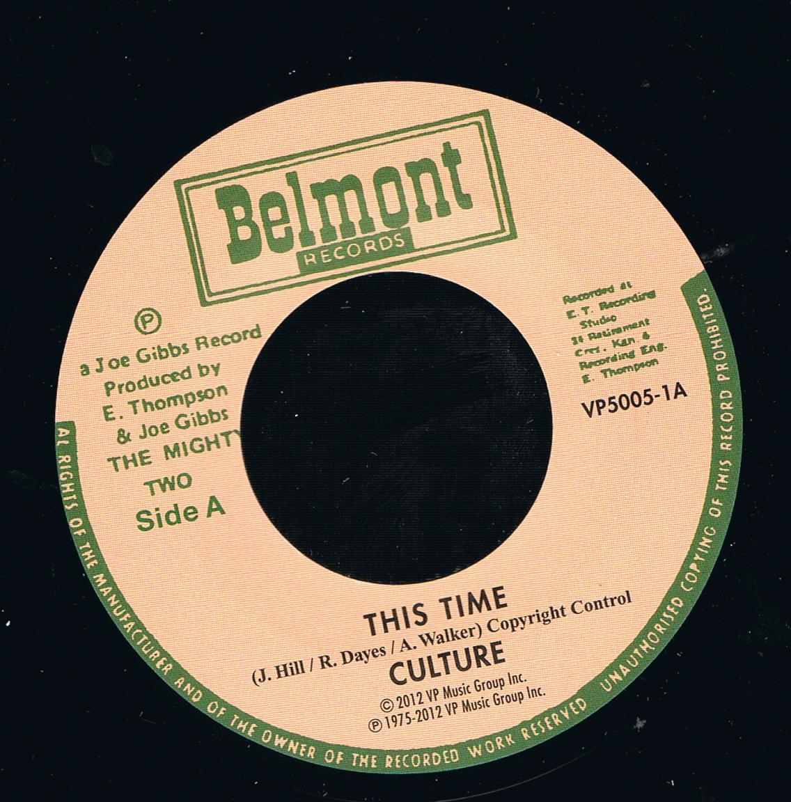 Culture - This Time / The Mighty Two - Our Time (7")