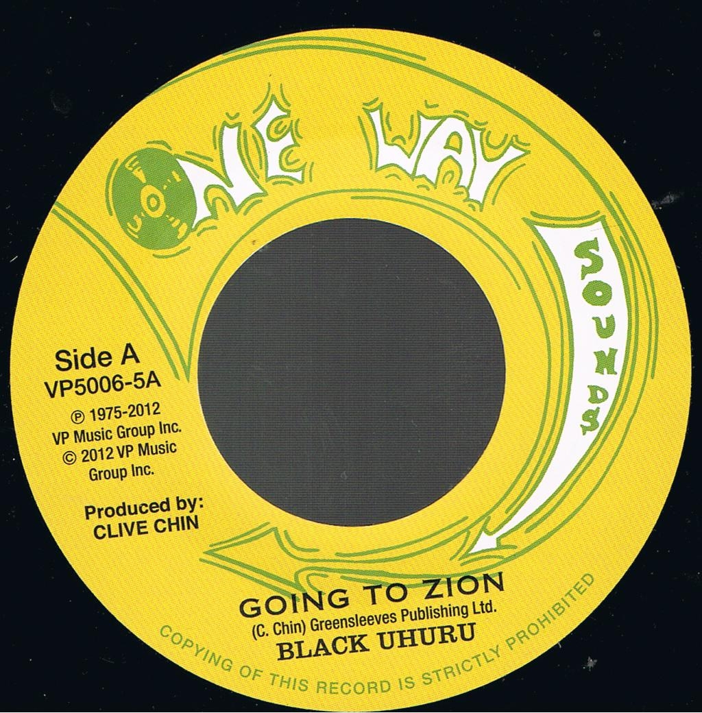 Black Uhuru - Going To Zion / The Impact Allstars - Zion Dub (7")
