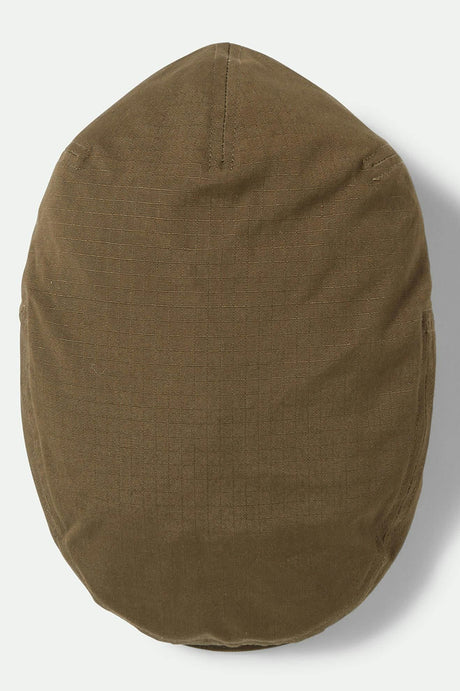 Brixton Unisex Hooligan Lightweight Flat Cap in Ivy Green Ripstop 