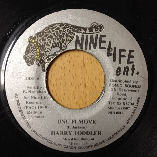 Harry Toddler – Unu Fi Move / Teetimus - Cob Web (7")                        