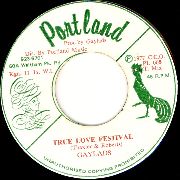 The Gaylads - True Love Festival / Jah Tubby & The Gaylads Band - Still A Hit (7")