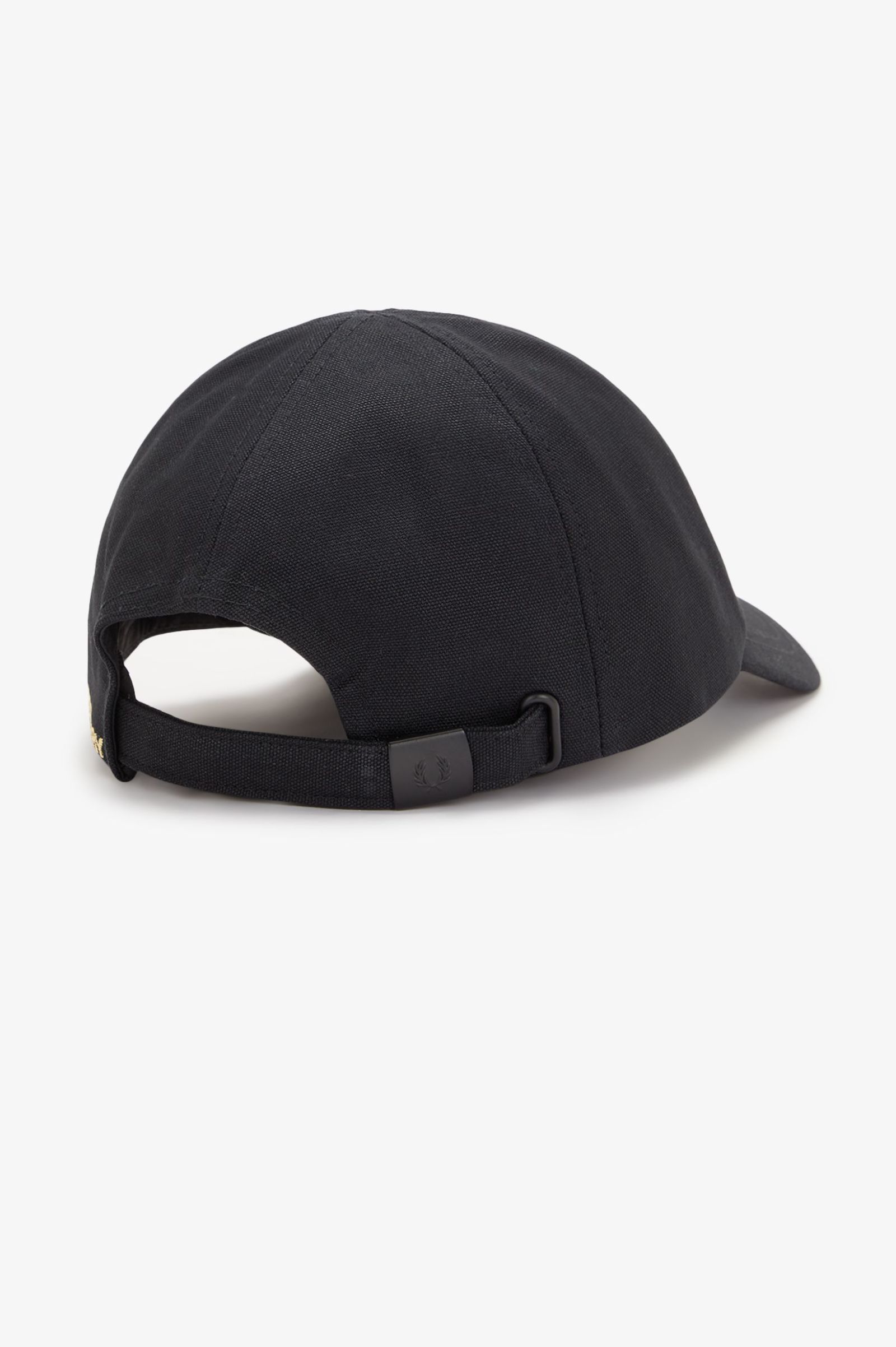 Fred Perry Bold Branding Canvas Cap (Black/Champagne)