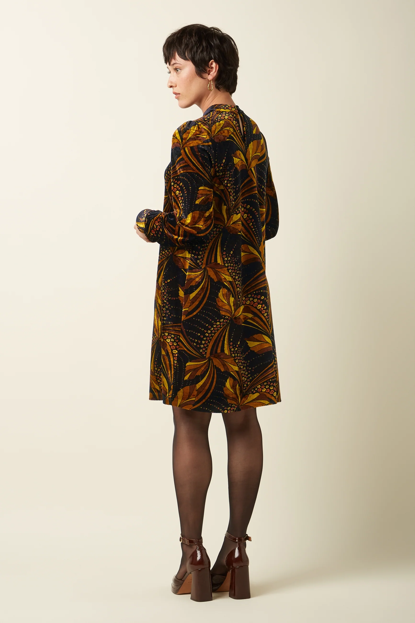 King Louie Sandy Dress Shimmy (Black)