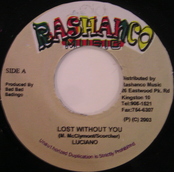 Luciano - Lost Without You (7")