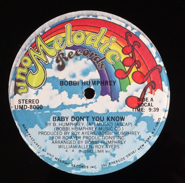 Bobbi Humphrey – Baby Don't You Know (12'')