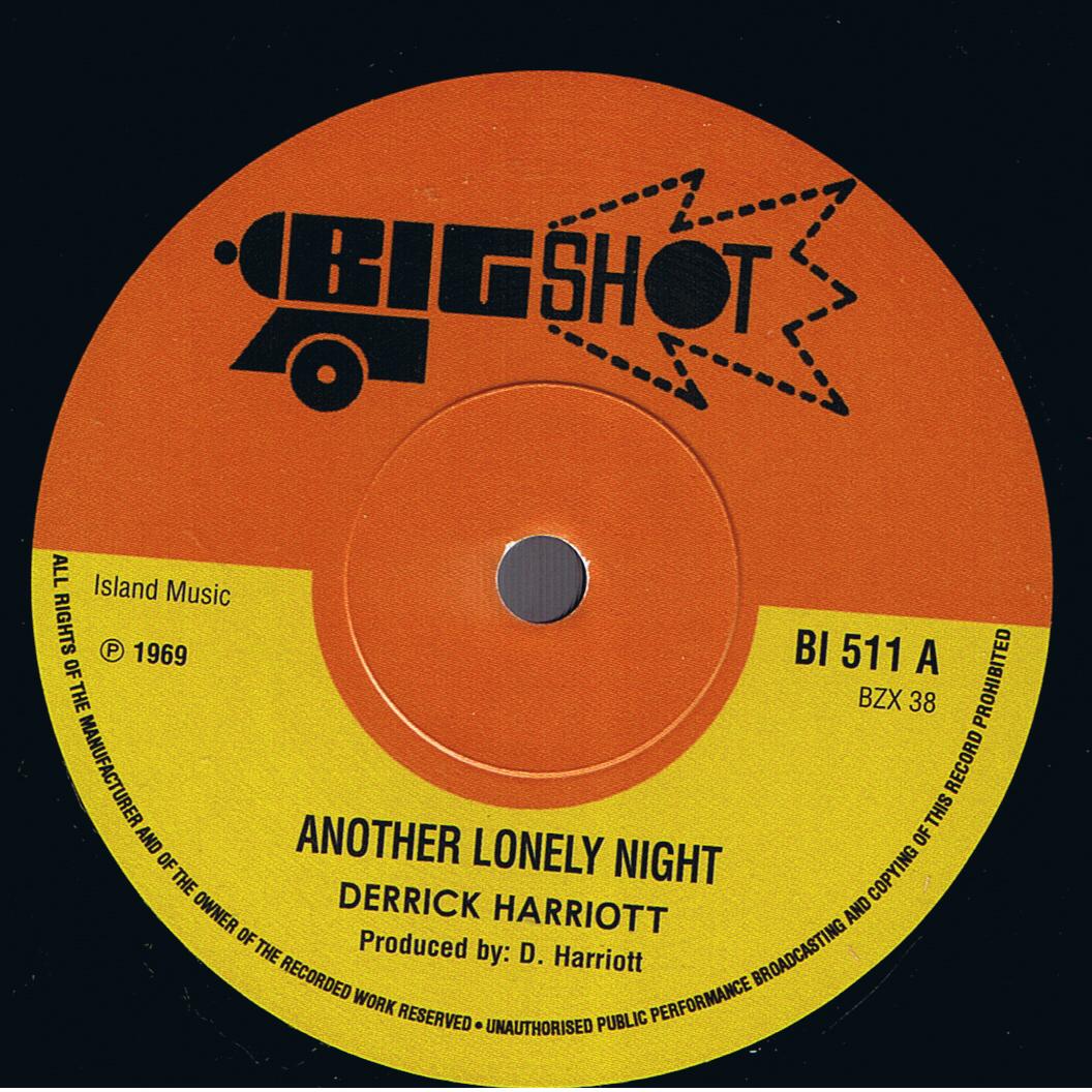 Derrick Harriott - Another Lonely Night / Derrick Harriott - Been So Long (7")
