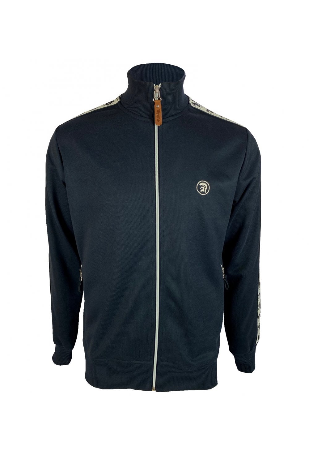 Trojan Taped Sleeve Track Top TC-1027 in Navy