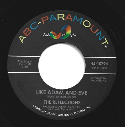 The Reflections , The Impressions – Like Adam And Eve / You’ve Been Cheatin’ (7")