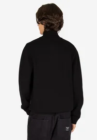 Iriedaily Heavy Flag Knit Troyer (Black)