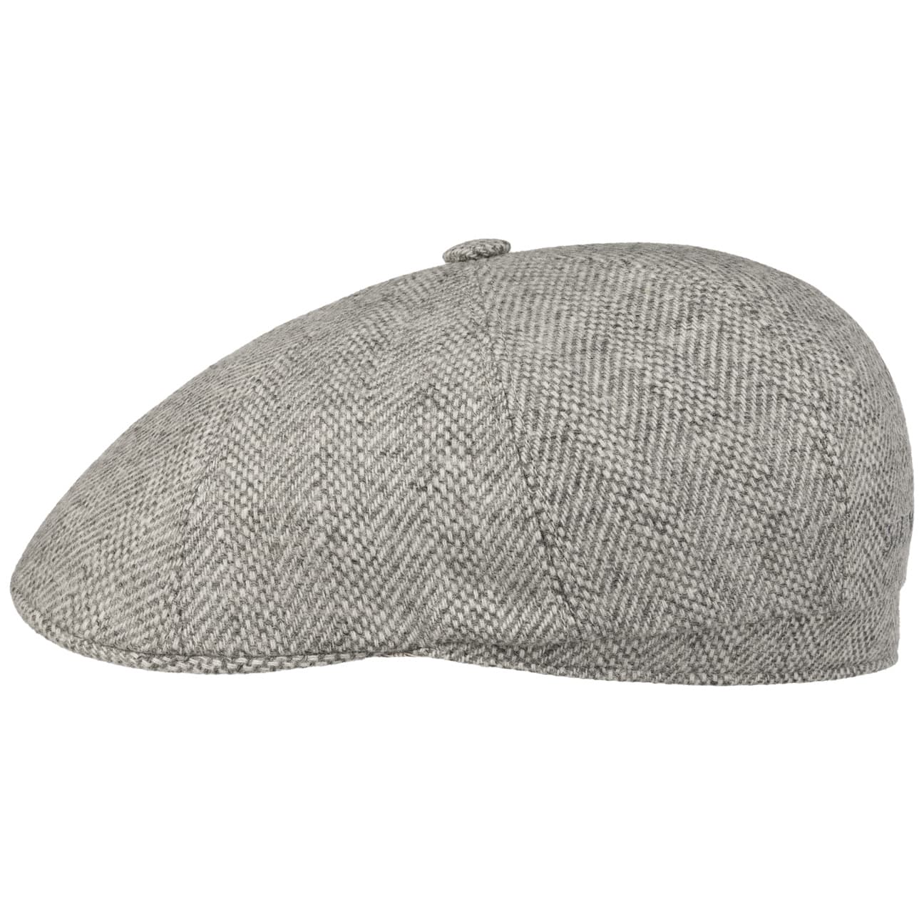Stetson Hatteras Milbank Sustainable Flat Cap (Light Grey)