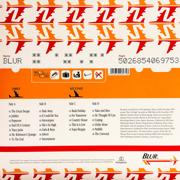 Blur – Live At The Budokan  (DOLP) RSD 26  