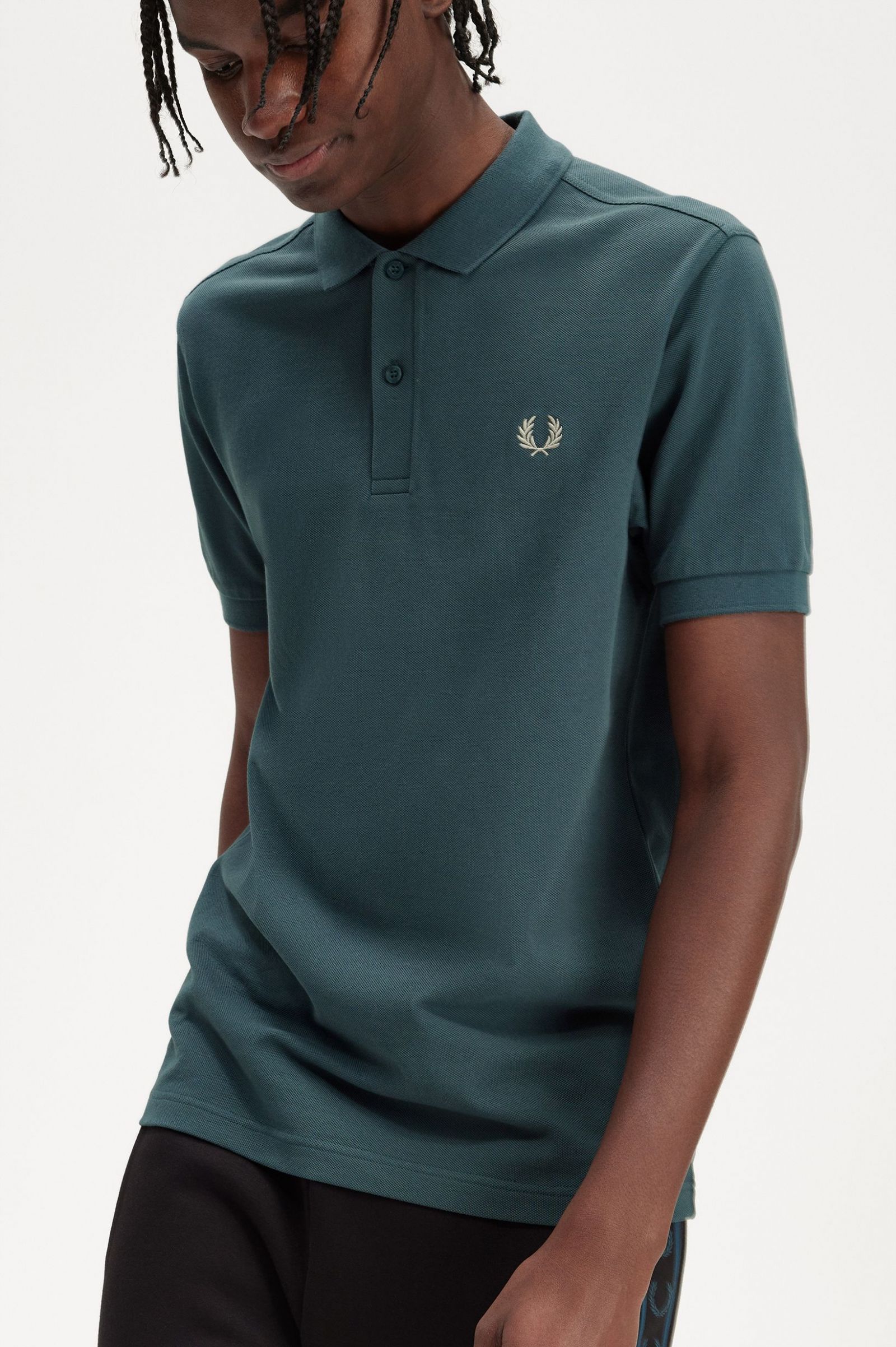 Fred Perry M6000 - Plain Polo Shirt Petrol Blue