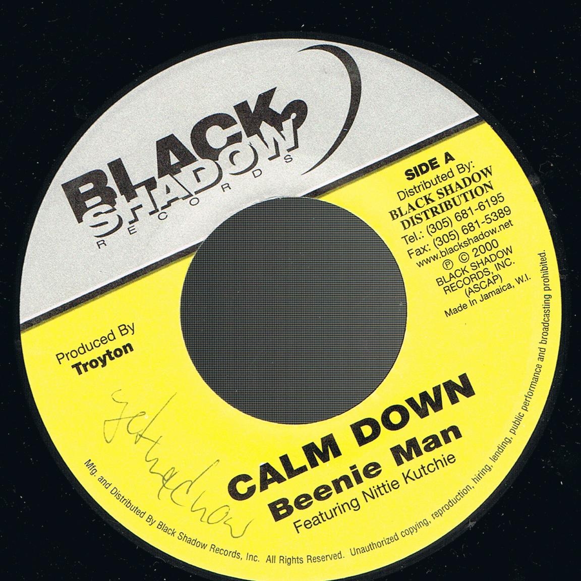 Beenie Man - Calm Down / Version (7")