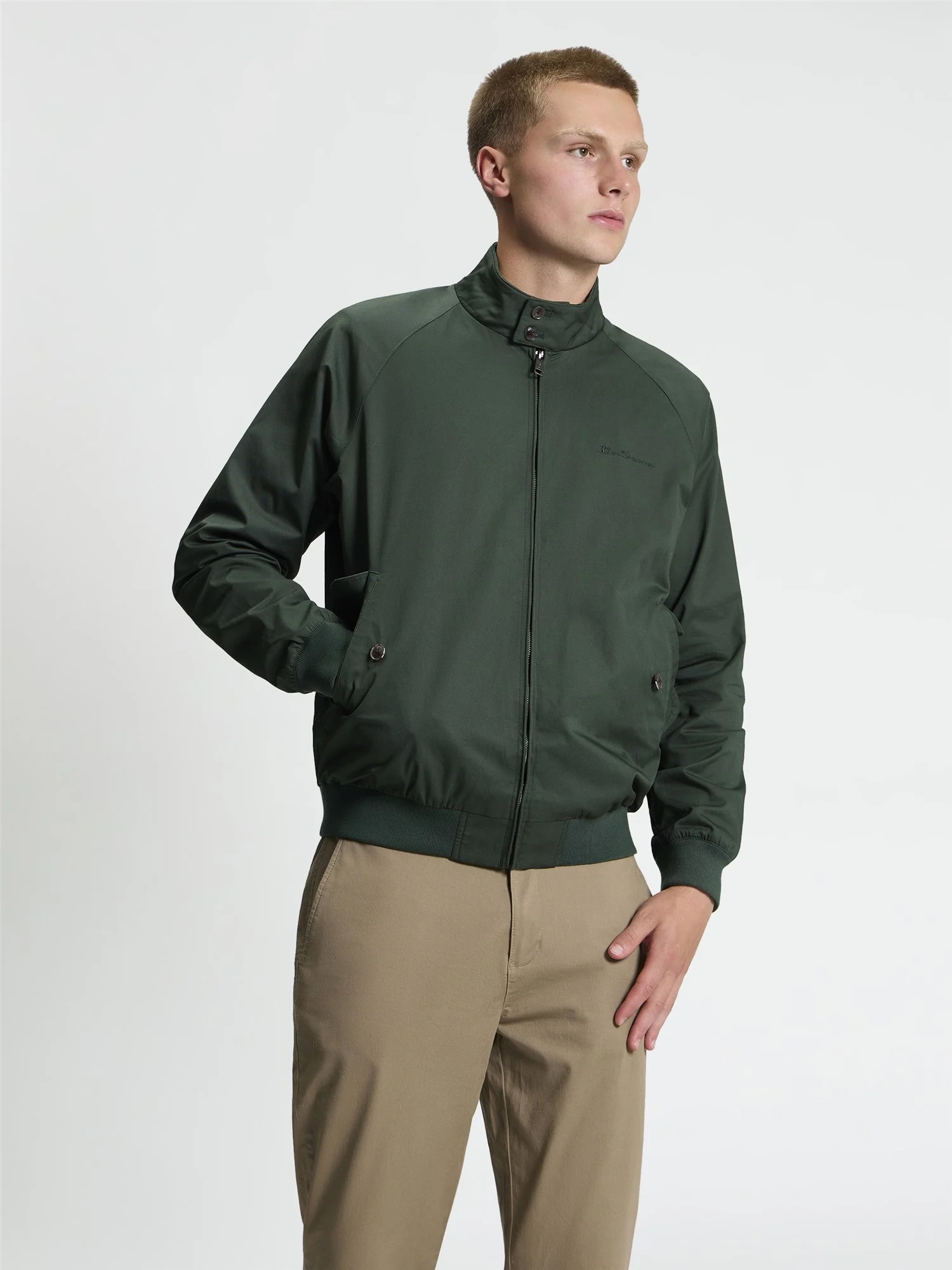 Ben Sherman Signature Harrington (Bottle Green)