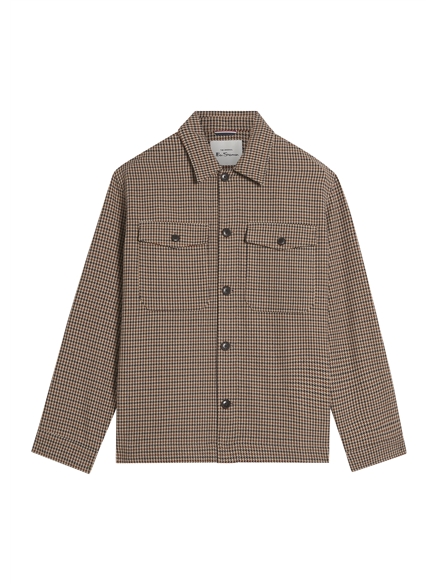 Ben Sherman Ckeck Jacket (Light Brown)