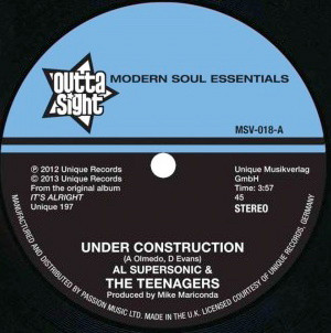 Al Supersonic & The Teenagers – Under Construction / The Loser (7'')