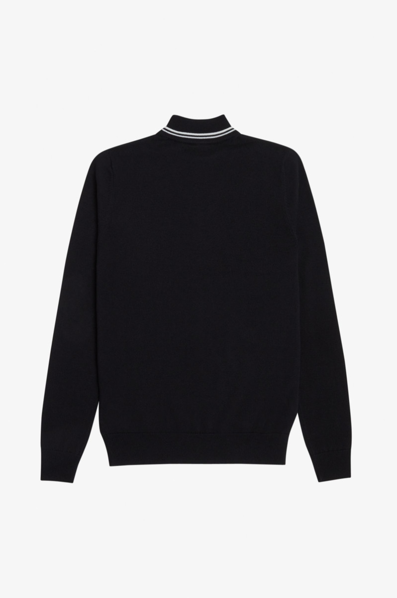 Fred Perry Pullover V-Insert Black K1107-8