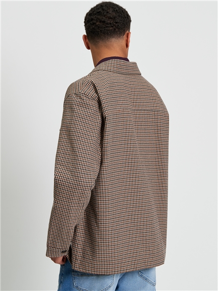 Ben Sherman Ckeck Jacket (Light Brown)