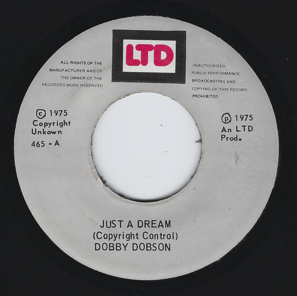 Dobby Dobson - Just A Dream / Version (7")