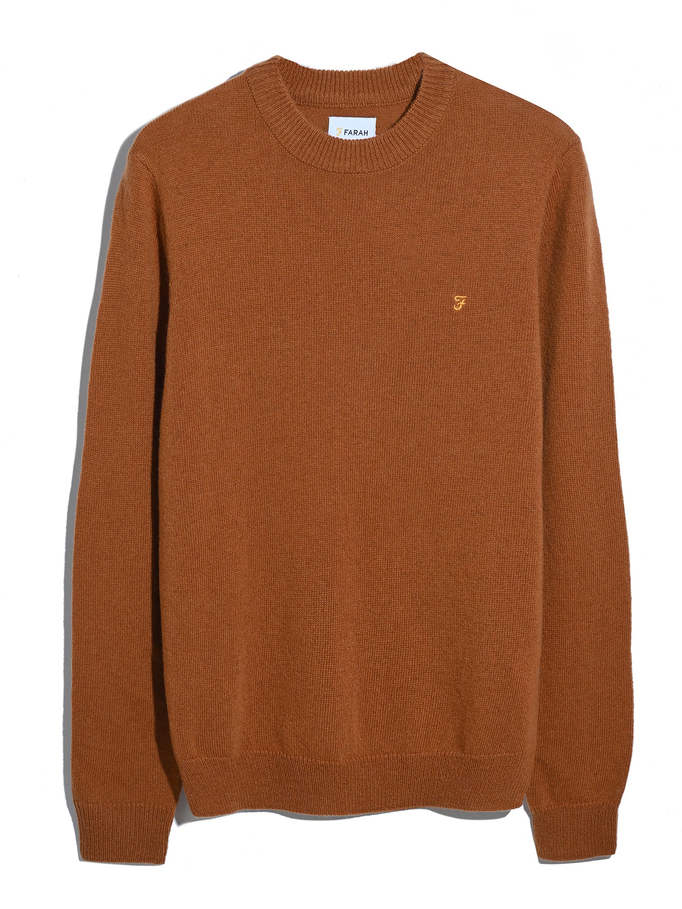 Farah Maidstone Sweater (Burnt Ochre)