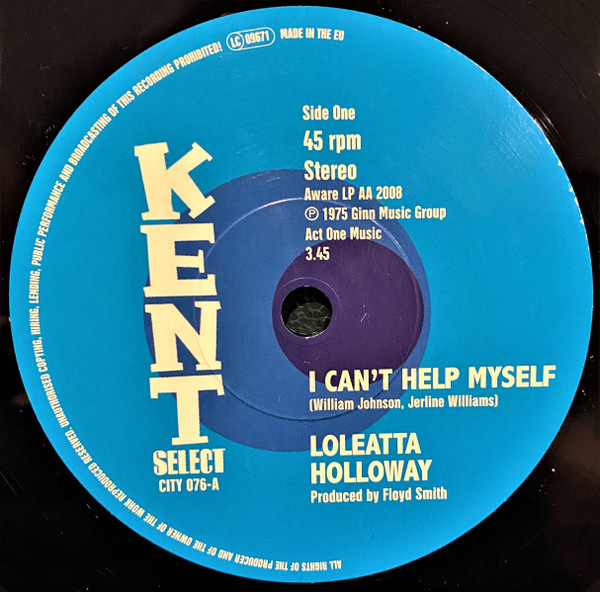 Loleatta Holloway I Can't Help Myself (7")