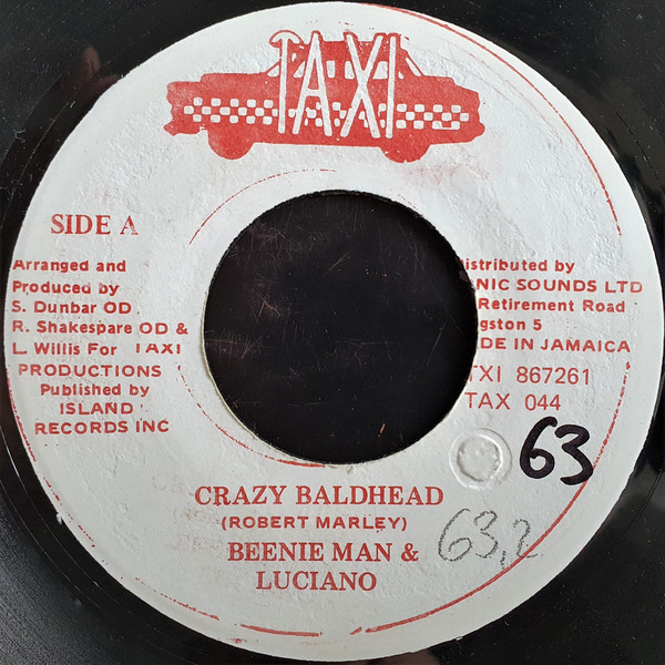 Beenie Man & Luciano - Crazy Baldhead / Version (7")