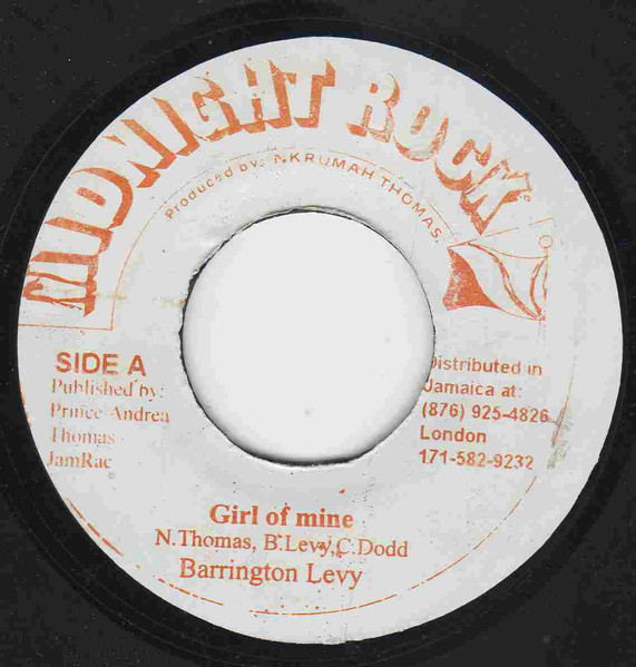 Barrington Levy – Girl Of Mine (7")
