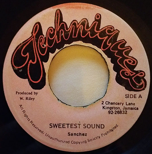 Sanchez - Sweetest Sound / Version (7")